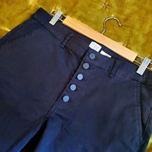 A New Day Black Mid-Rise Button Fly Pant